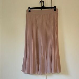 Aritzia Light Pink Pleated Skirt